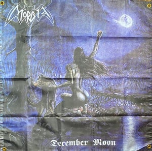 Image of Morbid " December Moon "  Banner / Flag / Tapestry 