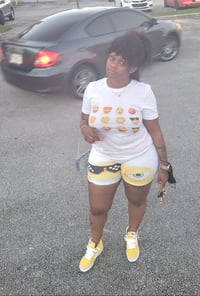 Image 2 of Emoji Glam Shorts