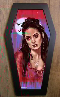 Mina (Bram Stoker's Dracula) Coffin Framed Art (WORLDWIDE SHIPPING)