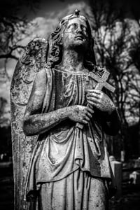 Angel with Cross, Sleepy Hollow Cemetery, 2016