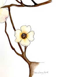 Image 4 of Egret in the garden, nature-inspired bird art