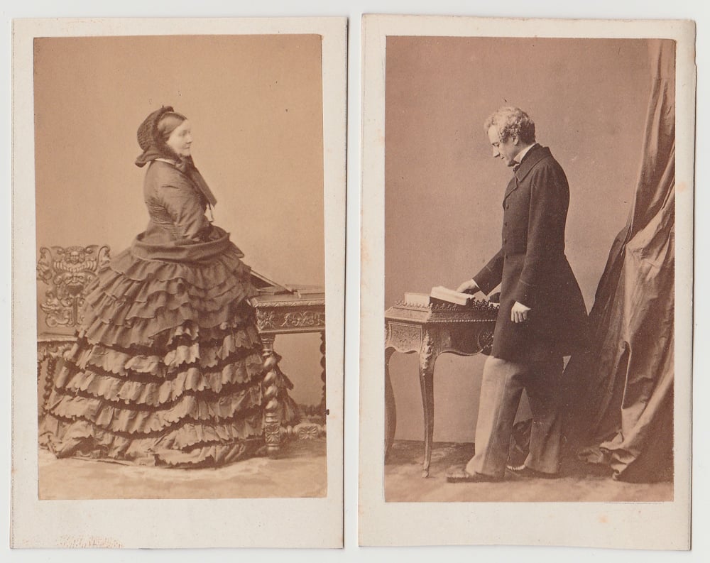 Image of Disdéri: duke and duchess of Hamilton, ca. 1865