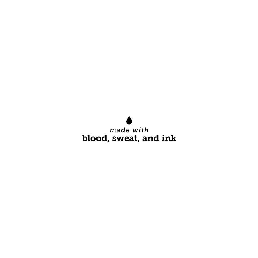 Image of SHK Blood, Sweat, Ink