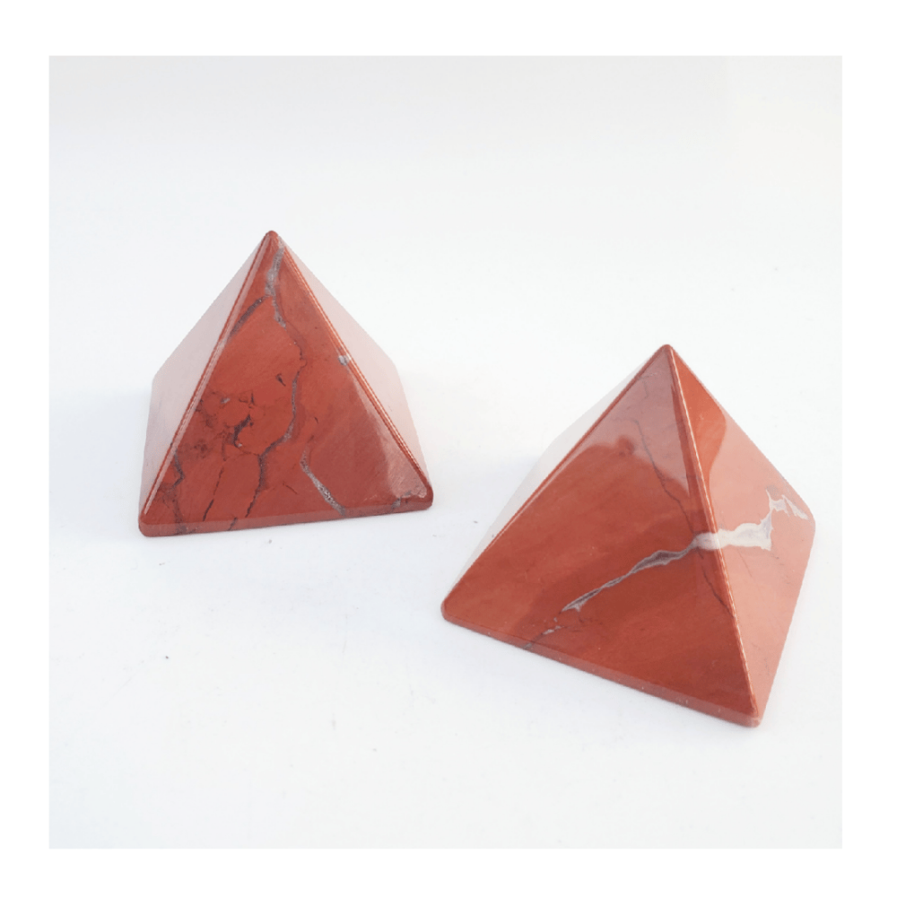 Image of Red Jasper Pyramid