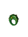 Green Glitter Ring