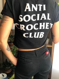 Image 2 of ANTI SOCIAL CROCHET CLUB TEE 
