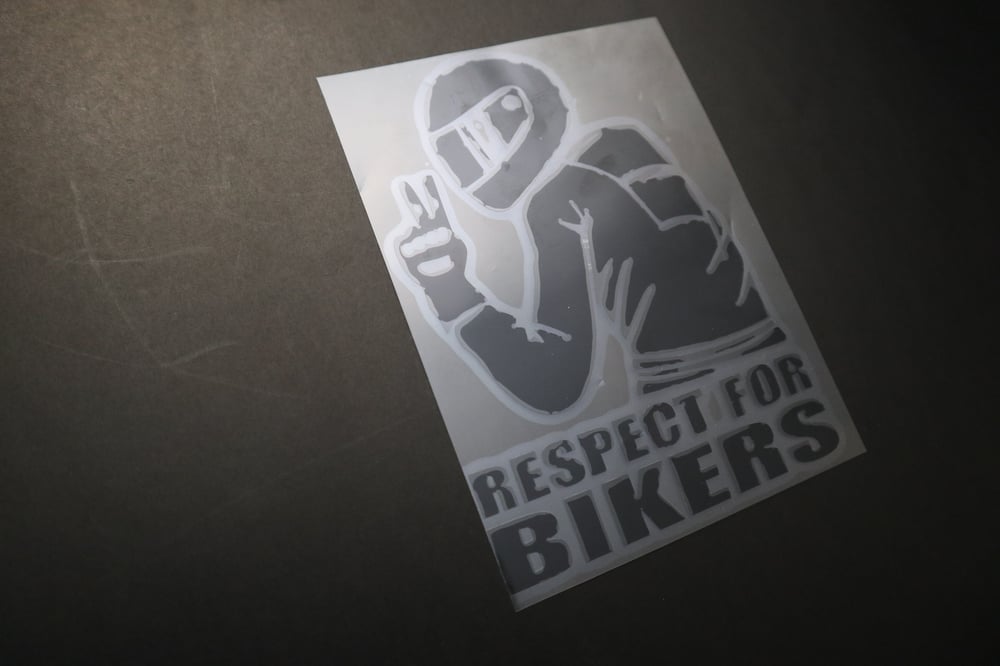 Image of Respect for Bikers Decals