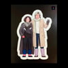 Winter Couple Character Sticker - 3 Sizes