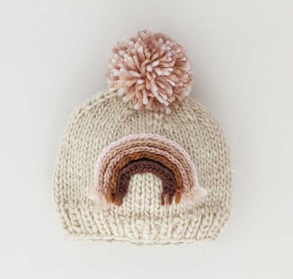 Image of Mauve Rainbow Beanie