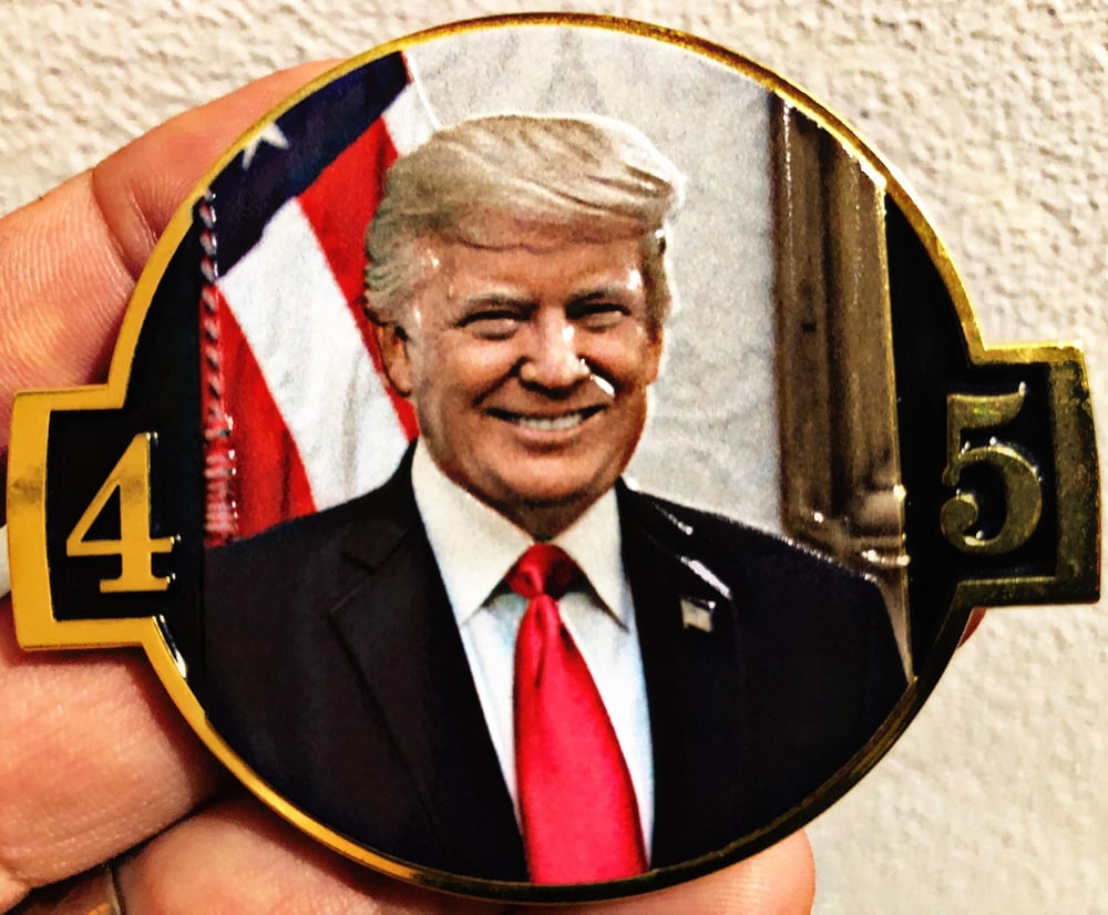 Image of TRUMP MOST WANTED ~ JUMBO COIN