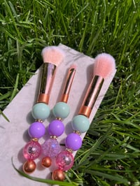 Image 1 of Beaded Makeup Brush Set 