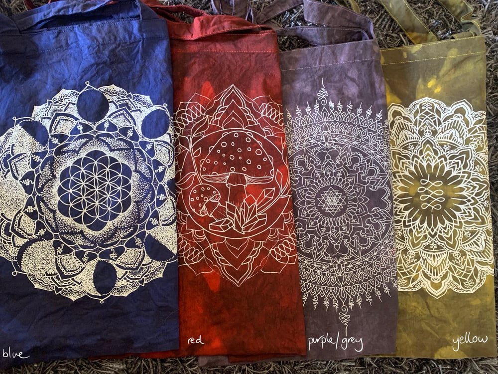 Image of Geometric cotton bag