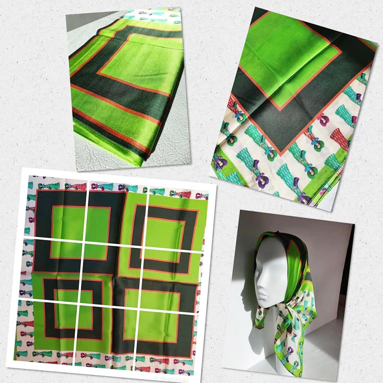 Punta Cana faceless doll scarf Image 4