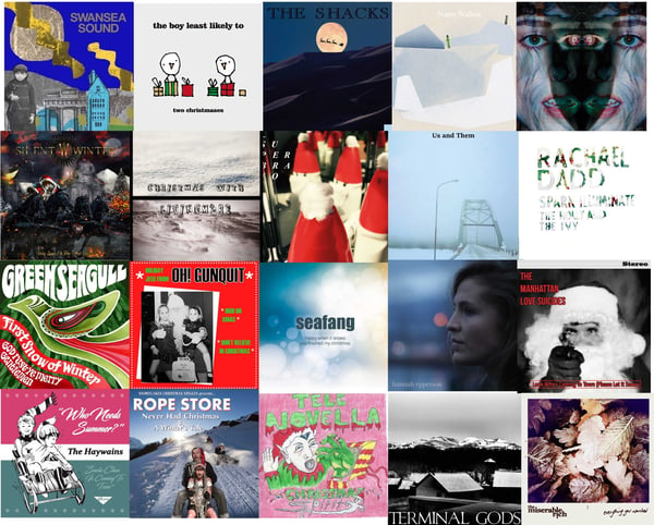 Image of The 19 still available Christmas singles 2013-2022 (Only 2 left)