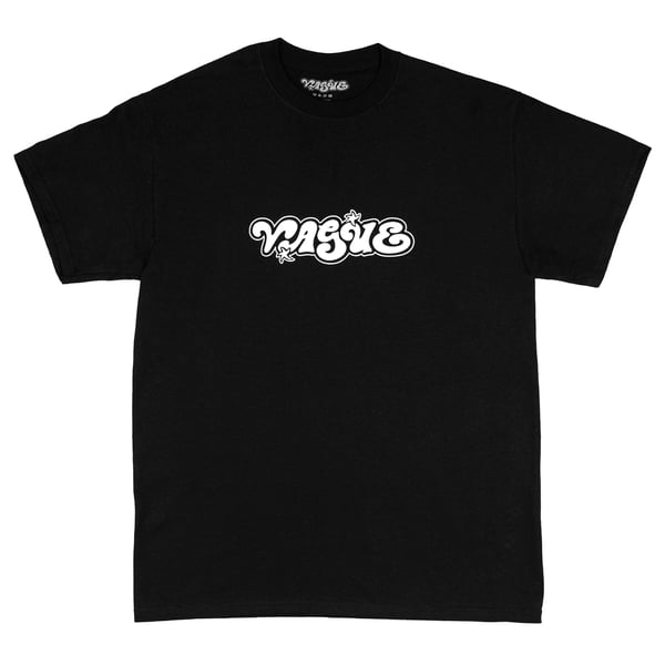 Image of Vague x Kyle Platts - Bubble Type - Black T-Shirt