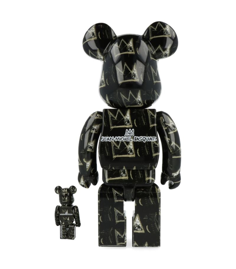 JEAN-MICHEL BASQUIAT V8 400% +100% Be@rbrick | UNPLUGGED MUSEUM