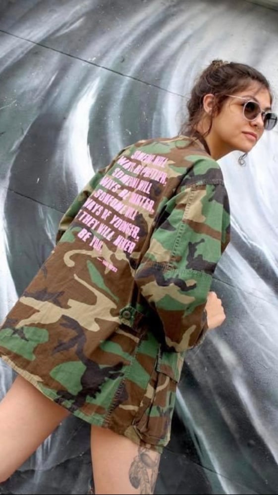 Image of Pink Keanu Deadstock Fatigue Jacket 