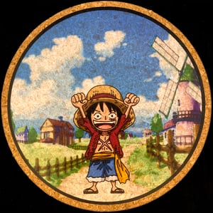 Luffy on the Road Dab Mat