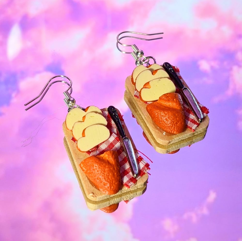 Image of Sliced Bread Earrings