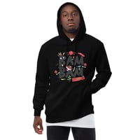 Image 1 of Black on Black Bam Bam Hoodie