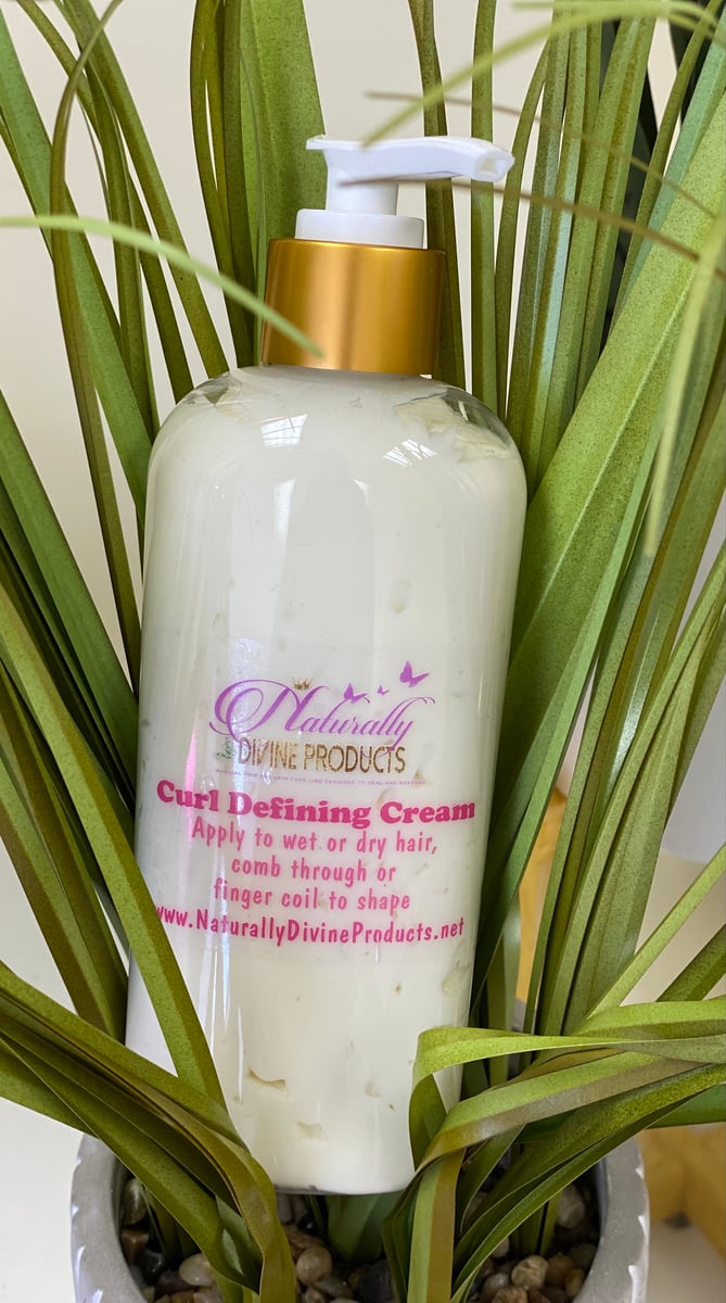 Curl Defining Cream 6 Oz Naturally Divine Products® ~ The Brand