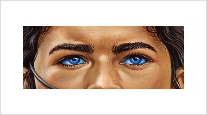 "Fully Blue" - 9" x 5" limited edition gicleé