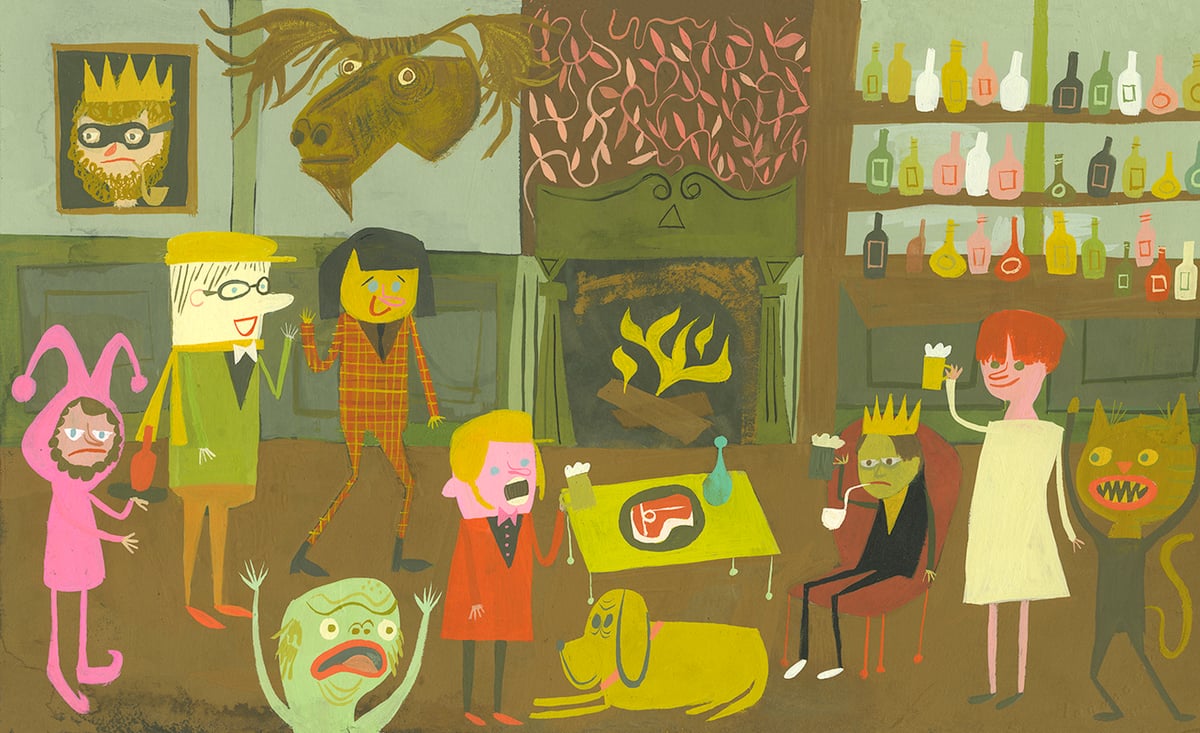Image of Private party at Steak and Ale, 1981. Limited edition print.