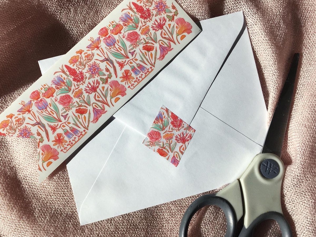 Image of Flower Strip Sticker