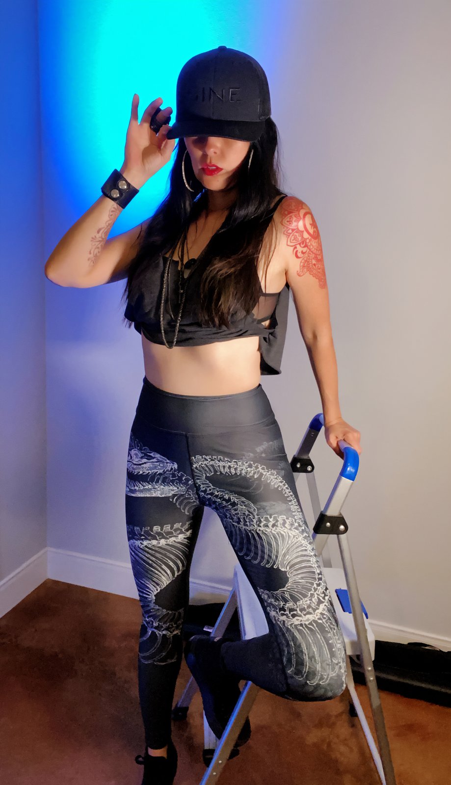 SINE Skeletales Leggings | Rouge Hearts