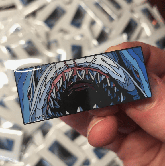 "Eyes Without a Face: Bruce" - enamel pin