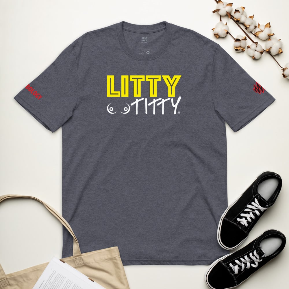 LITTY TITTY Unisex recycled t-shirt
