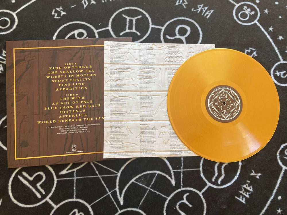 Image of On the Edge of Forever Gold vinyl Lp limited edition pack