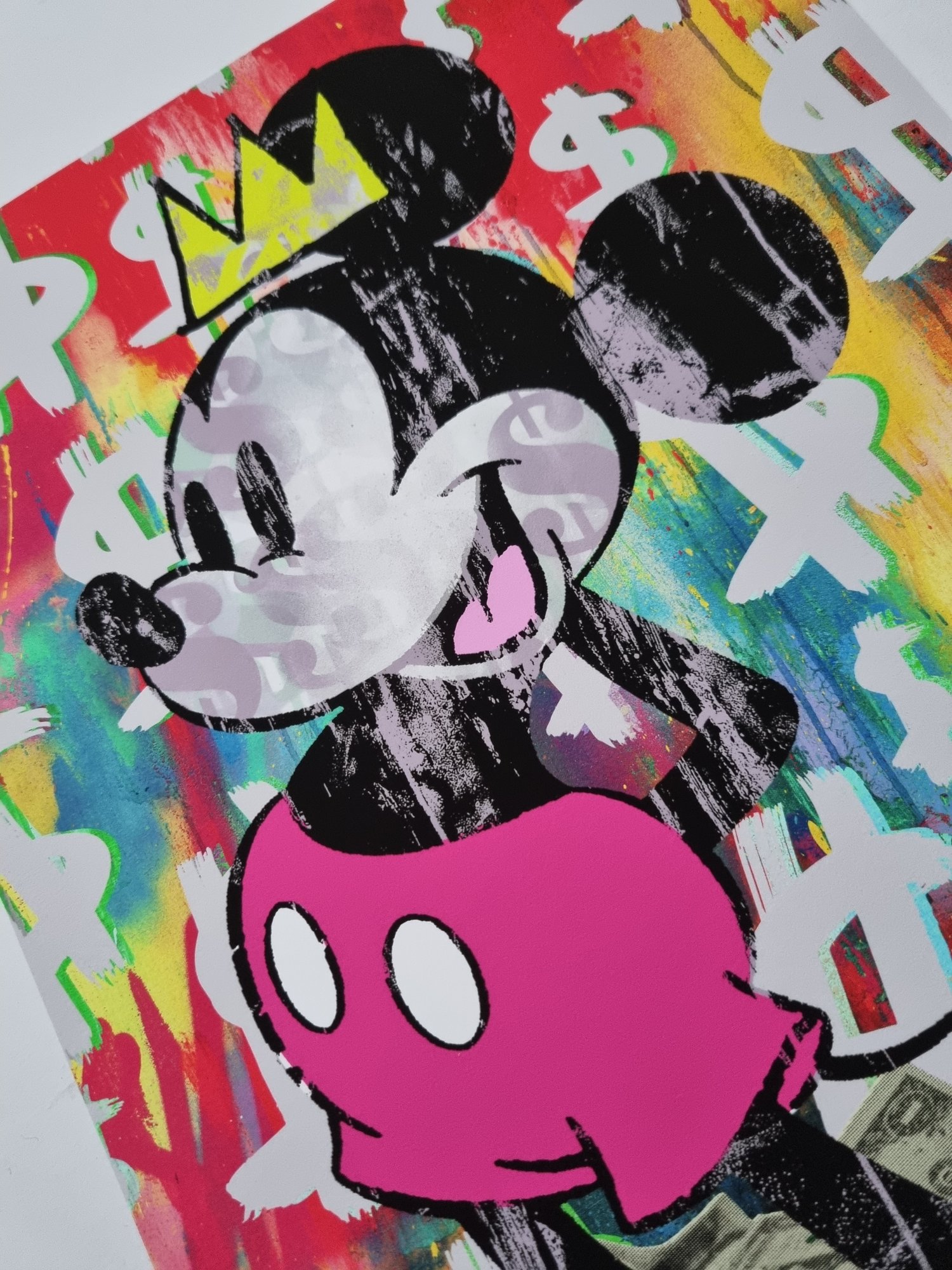 Image of BEN ALLEN - KING MICKEY REMIX - LIMITED EDITION 325 - 29.7CM X 21CM