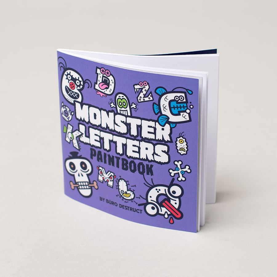 Image of BD Monster Lettters Paintbook