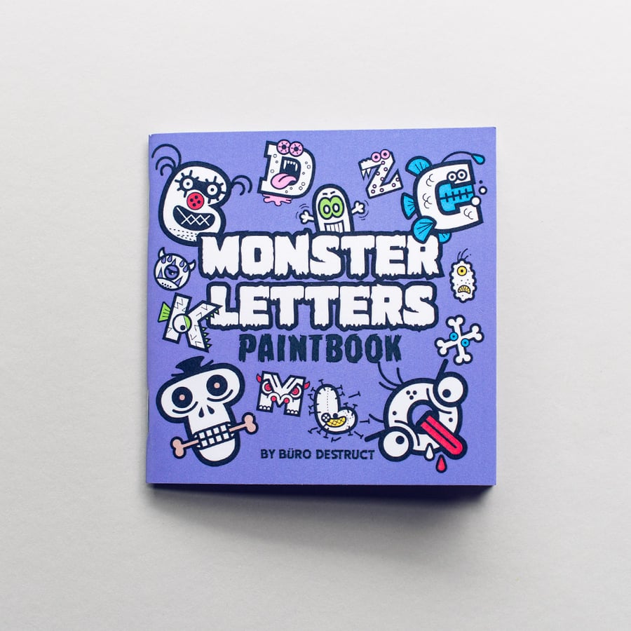 Image of BD Monster Lettters Paintbook
