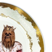 Image 3 of The King of Wookiees - Large Fine China Plate - #0772