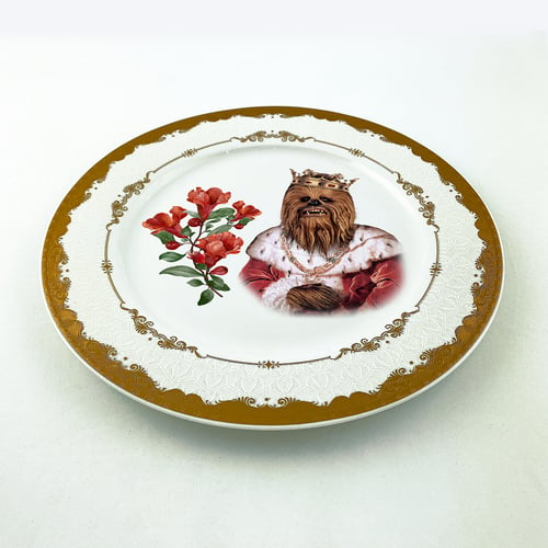 Image of The King of Wookiees - Large Fine China Plate - #0772