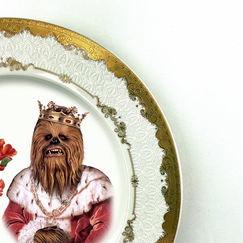 Image of The King of Wookiees - Fine China Plate - #0789