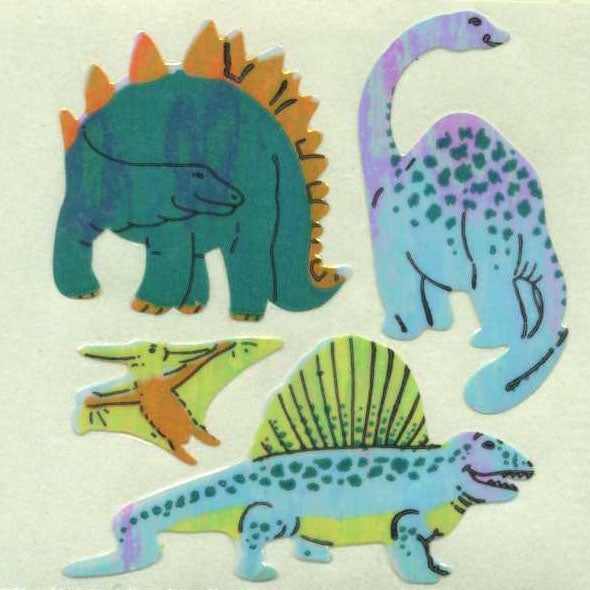 Image of Dinosaur Iridescent Stickers