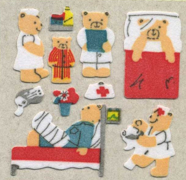 Image of Hospital Fuzzy Stickers