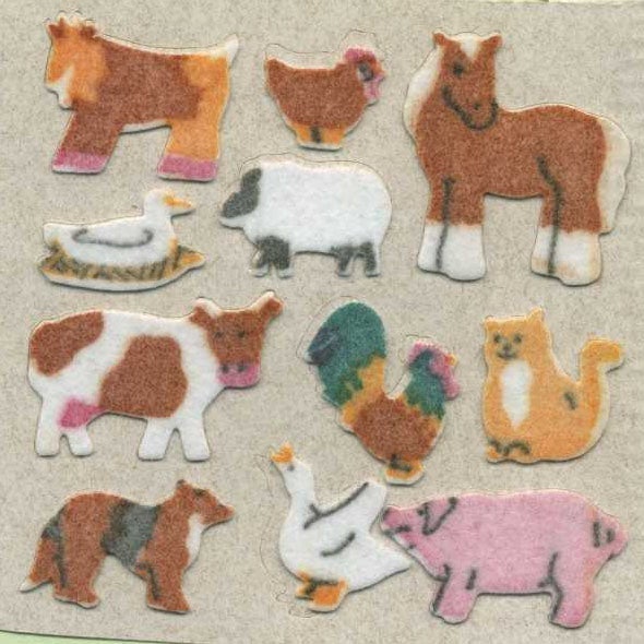 Image of Farmyard Fuzzy Stickers