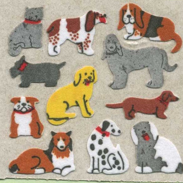 Image of Dog Fuzzy Stickers