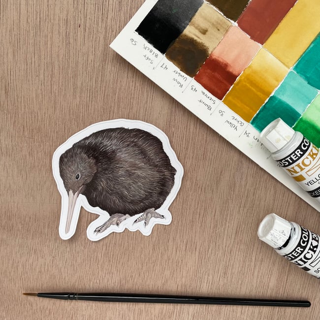 3 Inch Baby Kiwi Sticker