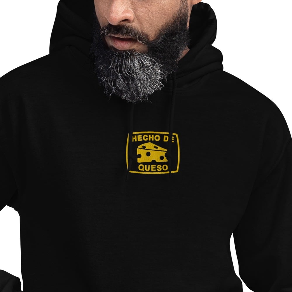 Image of HECHO DE QUESO HOODIE (EMBROIDERED)