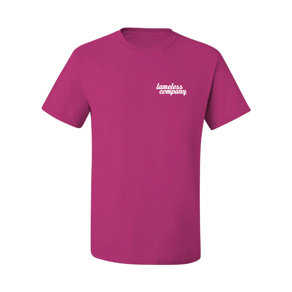 Image of "RACISM SUCKS" TEE (CYBER PINK)