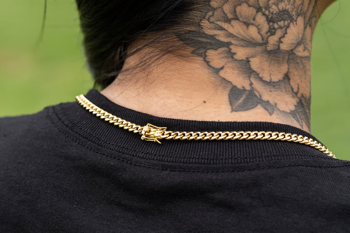 Delight Gold - 18K Yellow Gold 5MM Cuban Link Chains (Sold Individually)