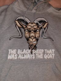 Black Sheep Grey Hoodie Regular Logo