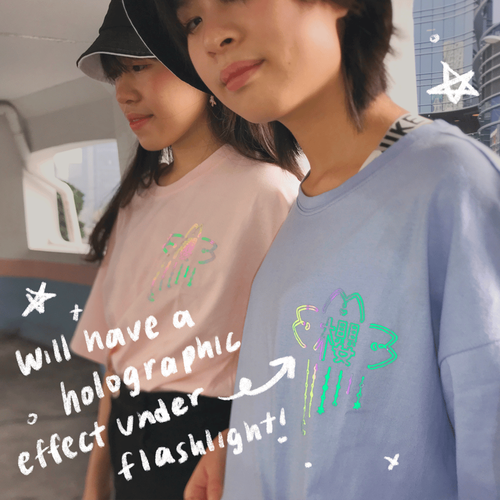 Image of (15% OFF!) Holo Reflective Saku Stardust T-shirt