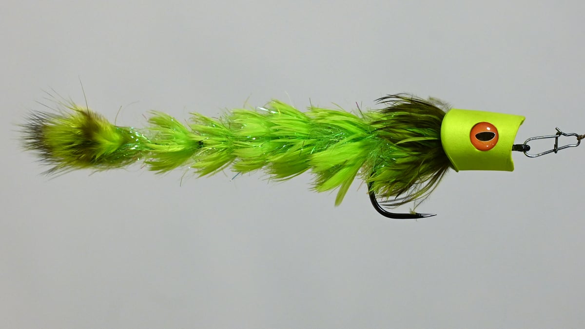 Green Head Topwater Popper- Hard Bait with Solid Sharp Treble Hooks –  Codaicen Fishing
