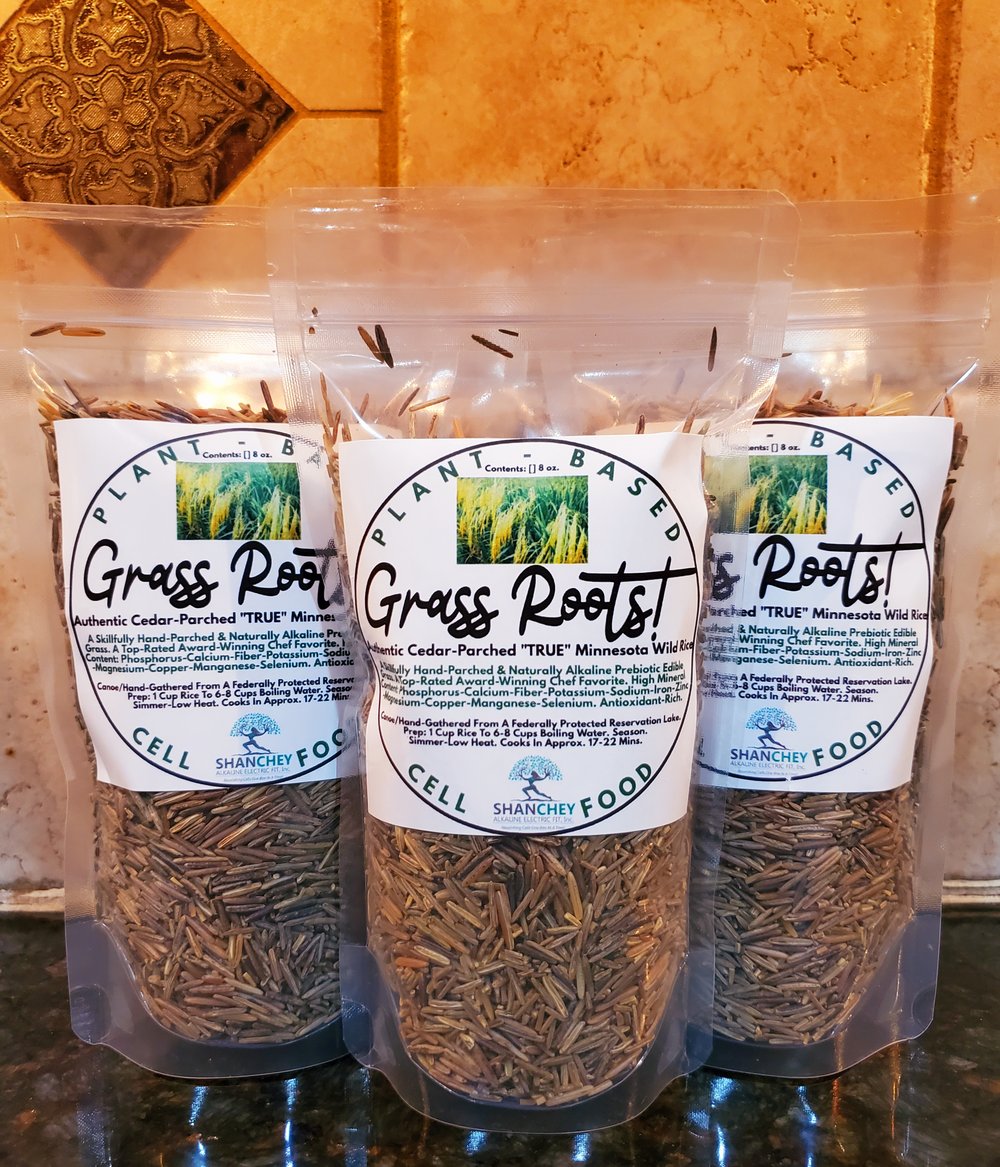 GRASS ROOTS! TRUE Native American WILD Rice-Bones-Muscle-Low Glycemic-Heart [1/4 Lb.-1/2 Lb.]